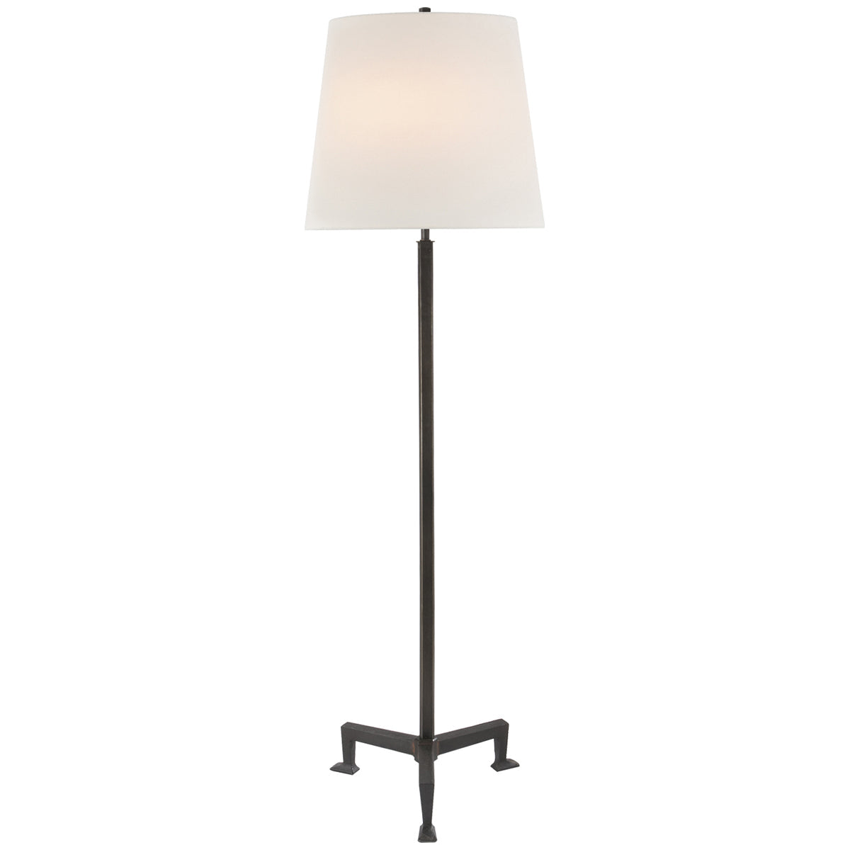 Visual Comfort Parish Floor Lamp with Linen Shade