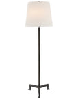 Visual Comfort Parish Floor Lamp with Linen Shade