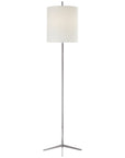 Visual Comfort Caron Floor Lamp with Linen Shade