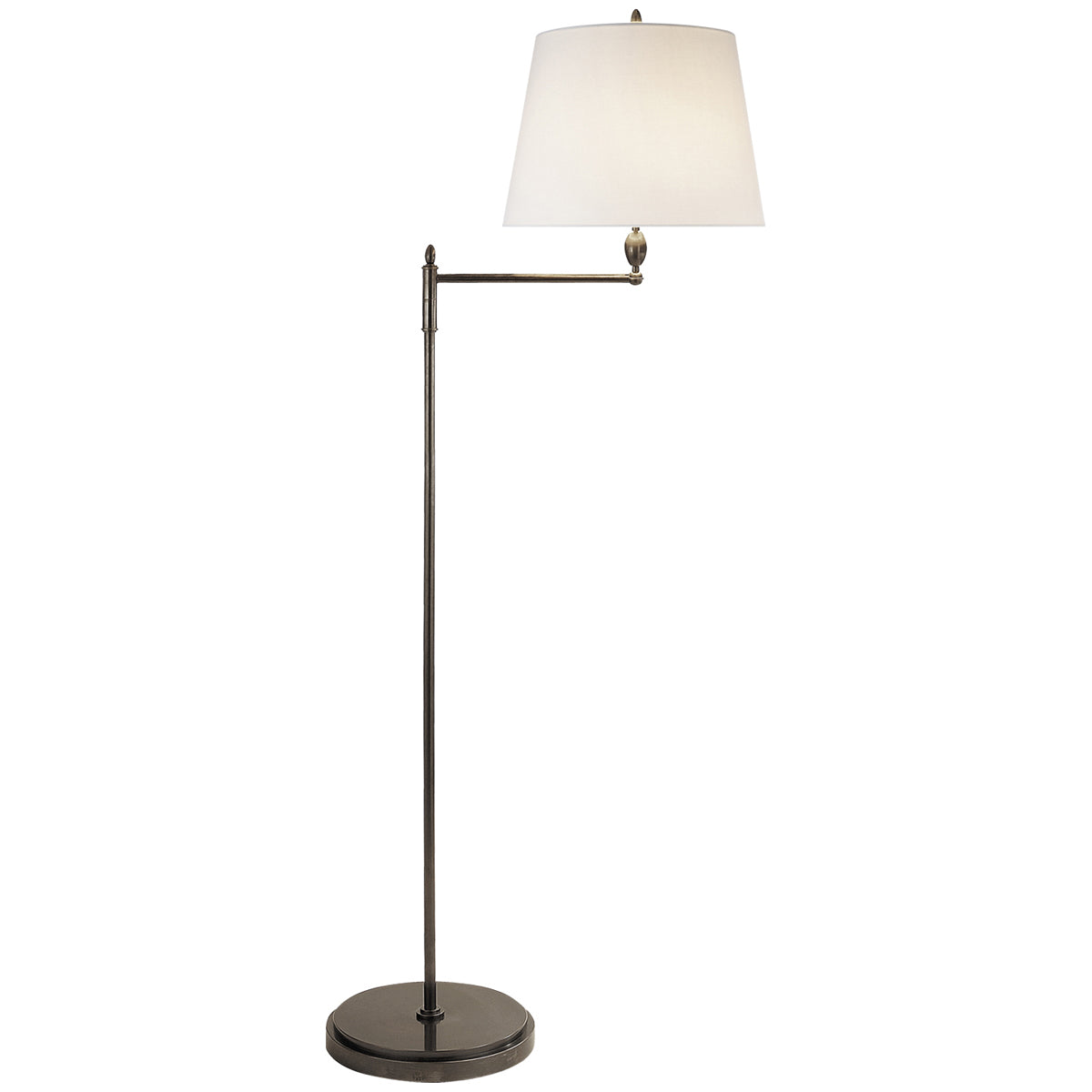 Visual Comfort Paulo Floor Light with Linen Shade