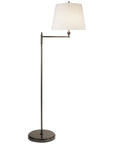 Visual Comfort Paulo Floor Light with Linen Shade