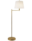 Visual Comfort Paulo Floor Light with Linen Shade