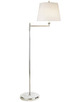 Visual Comfort Paulo Floor Light with Linen Shade