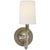 Visual Comfort Elkins Sconce with Linen Shade