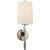 Visual Comfort Edie Sconce with Linen Shade