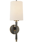 Visual Comfort Edie Sconce with Linen Shade