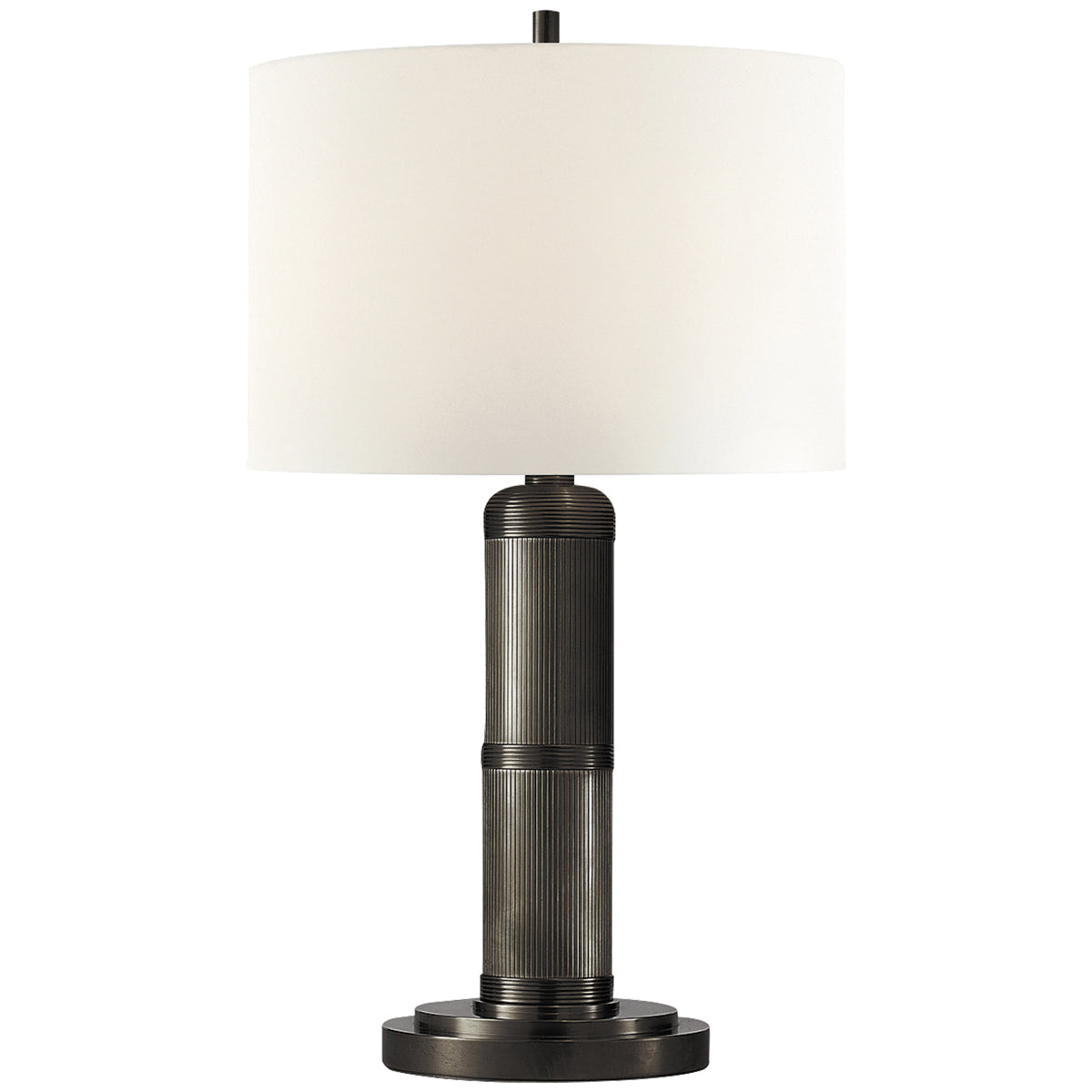 Visual Comfort Longacre Small Table Lamp with Linen Shade