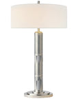 Visual Comfort Longacre Tall Table Lamp with Linen Shade