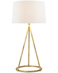 Visual Comfort Nina Tapered Table Lamp with Linen Shade