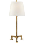 Visual Comfort Parish Buffet Lamp with Linen Shade