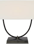 Visual Comfort Kenton Desk Lamp with Linen Shade