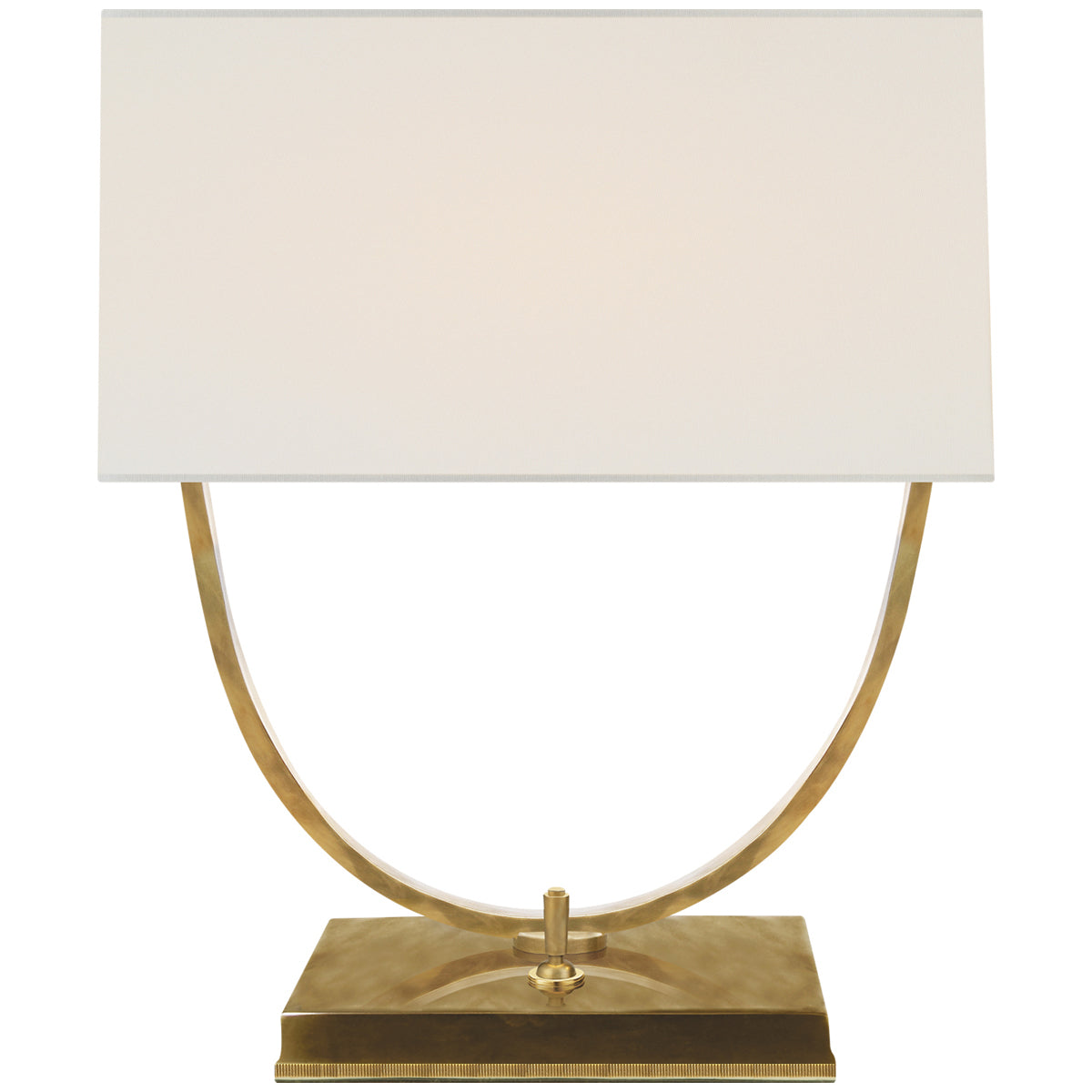 Visual Comfort Kenton Desk Lamp with Linen Shade