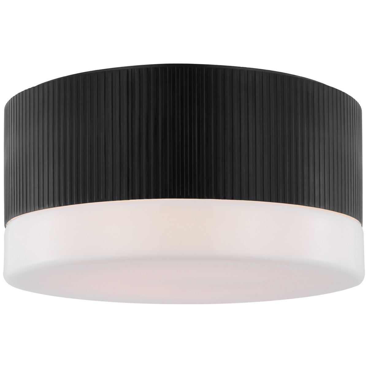 Visual Comfort Ace 12-Inch Flush Mount with White Glass