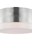 Visual Comfort Ace 12-Inch Flush Mount with White Glass