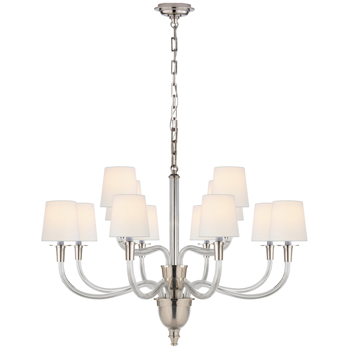 Visual Comfort Vivian Large Two-Tier Chandelier