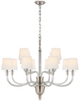 Visual Comfort Vivian Large Two-Tier Chandelier