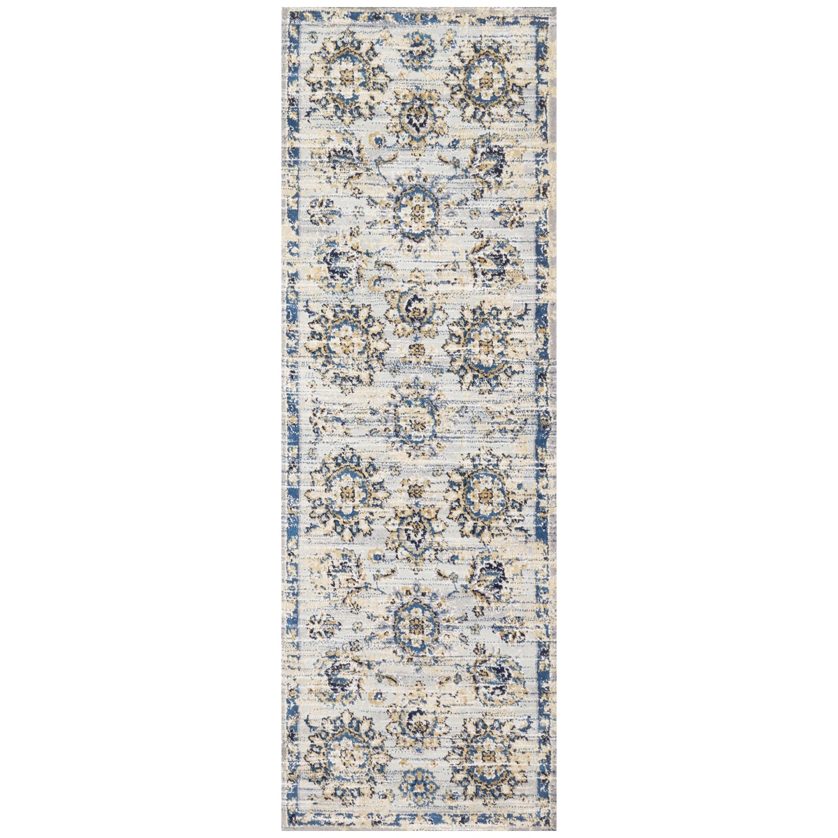 Loloi Torrance TC-05 Grey and Navy Rug