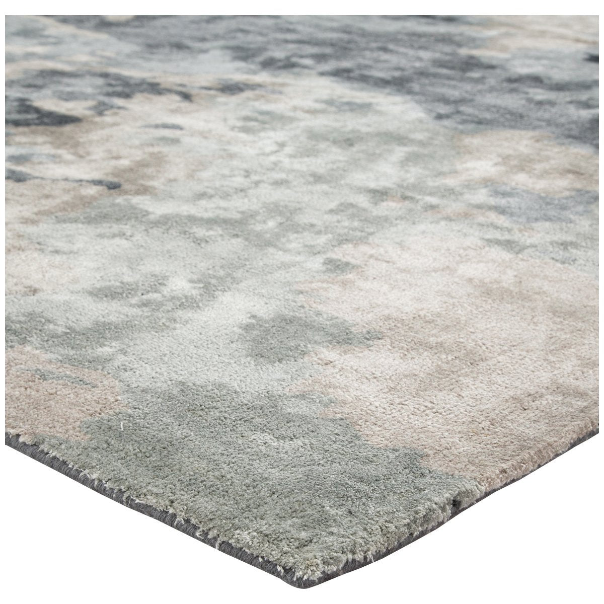 Jaipur Transcend Glacier Abstract Gray Dark Blue TRD04 Rug