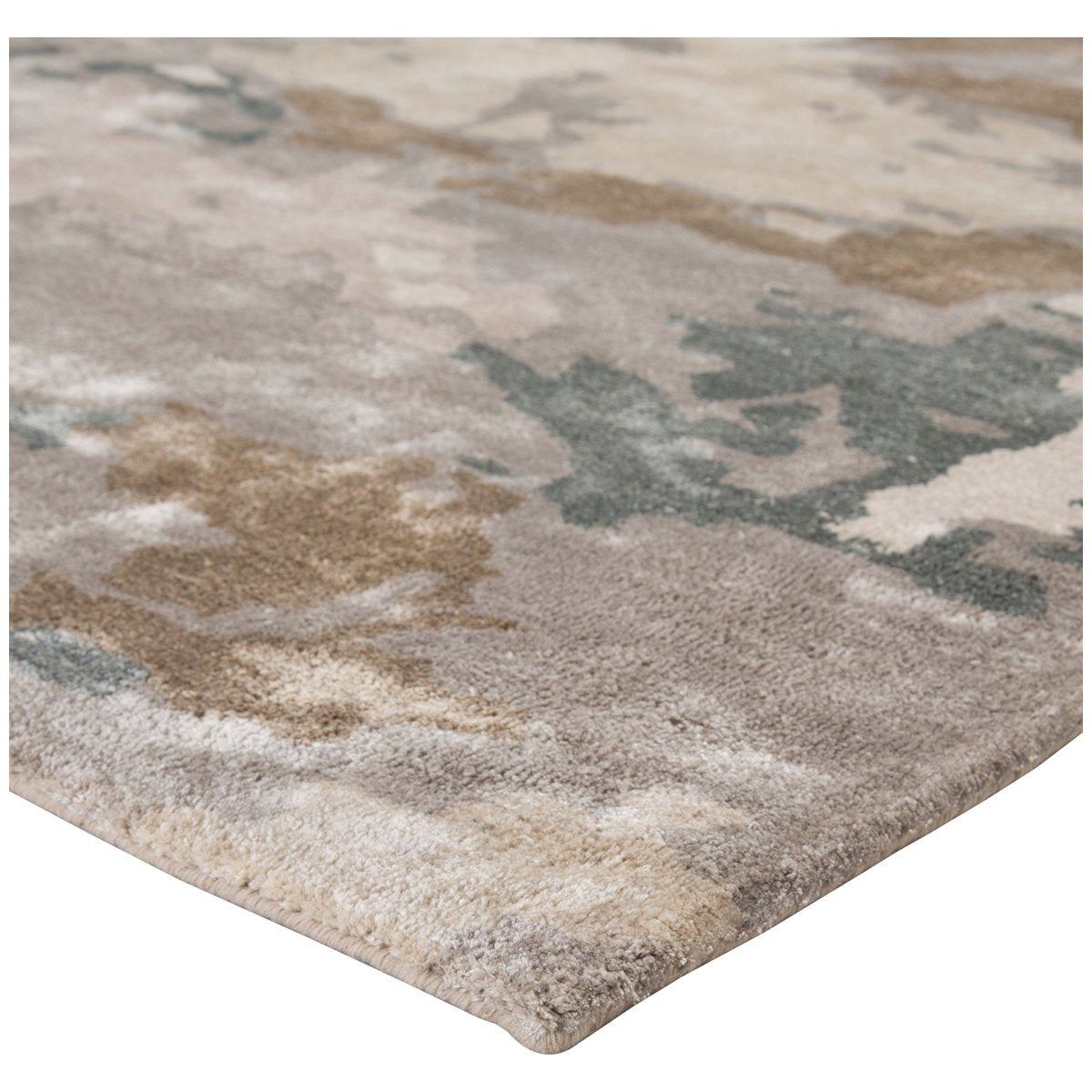 Jaipur Transcend Glacier Abstract Light Gray Taupe TRD05 Rug