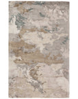 Jaipur Transcend Glacier Abstract Light Gray Taupe TRD05 Rug