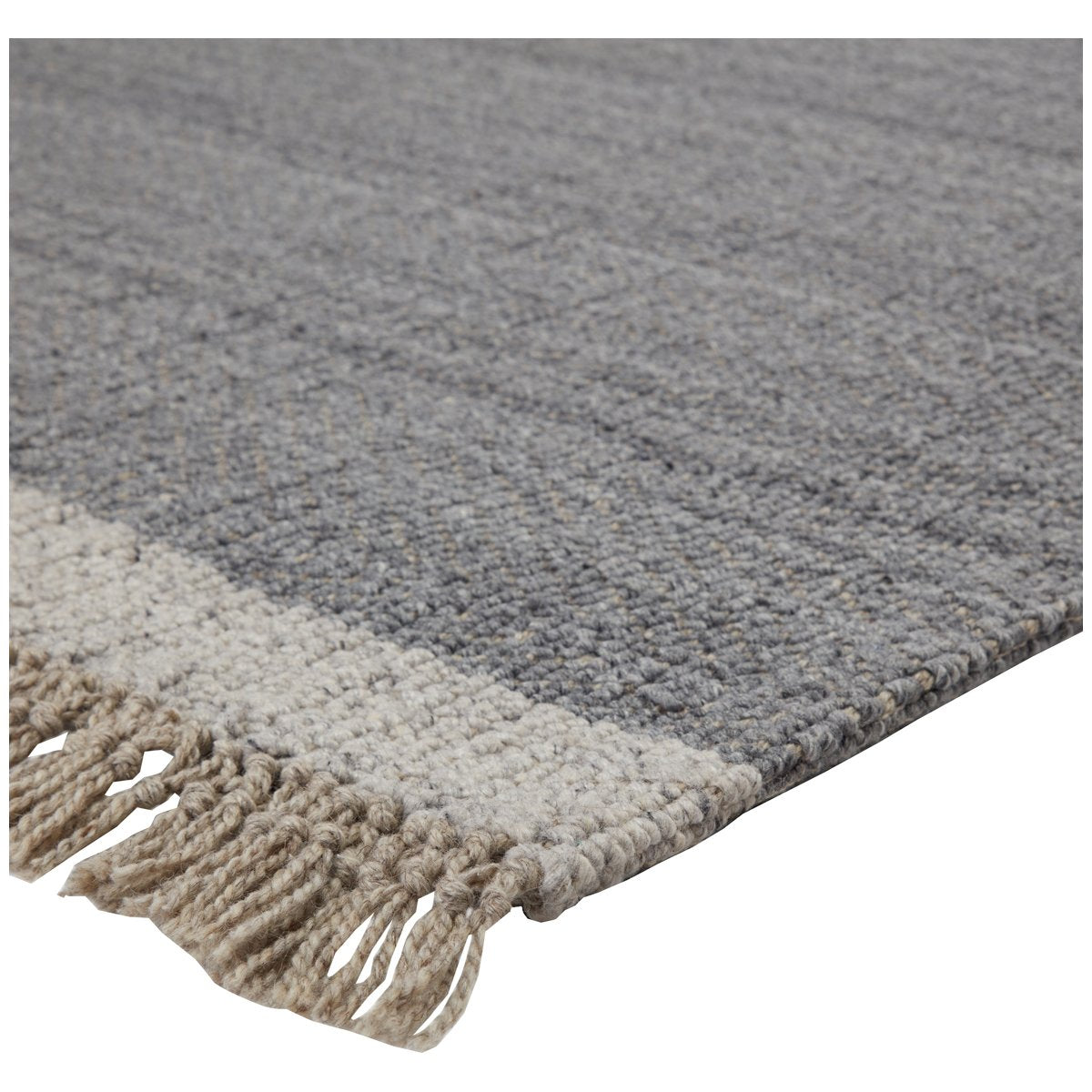 Jaipur The Weekend Sunday Border Solid Gray TWK01 Rug