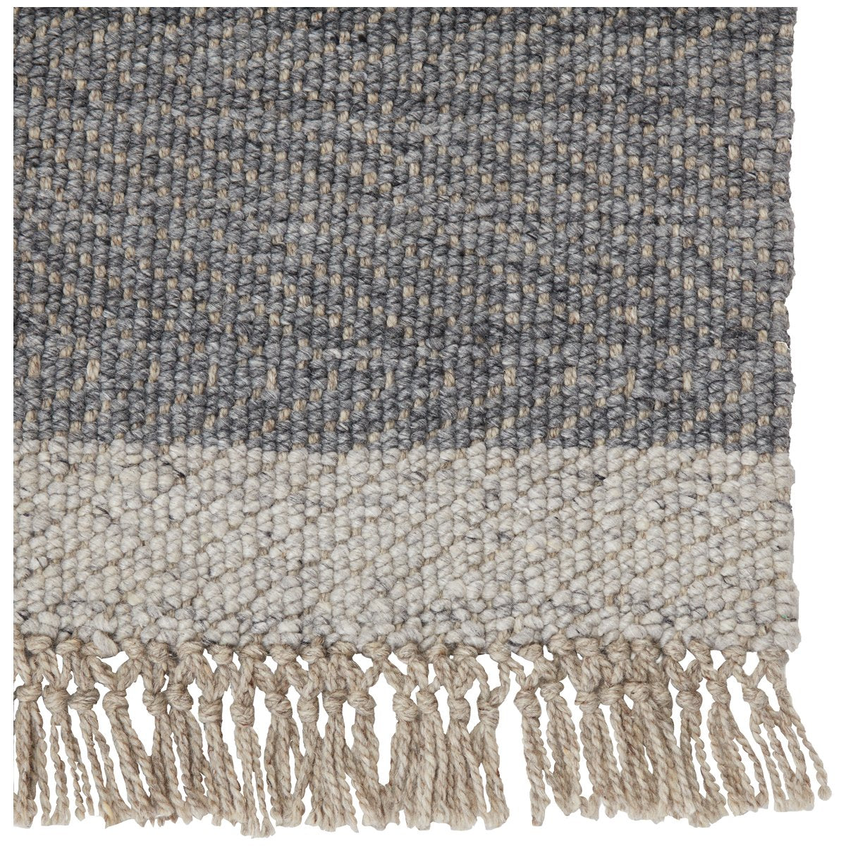 Jaipur The Weekend Sunday Border Solid Gray TWK01 Rug