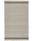 Jaipur The Weekend Sunday Border Solid Light Gray Ivory TWK03 Rug