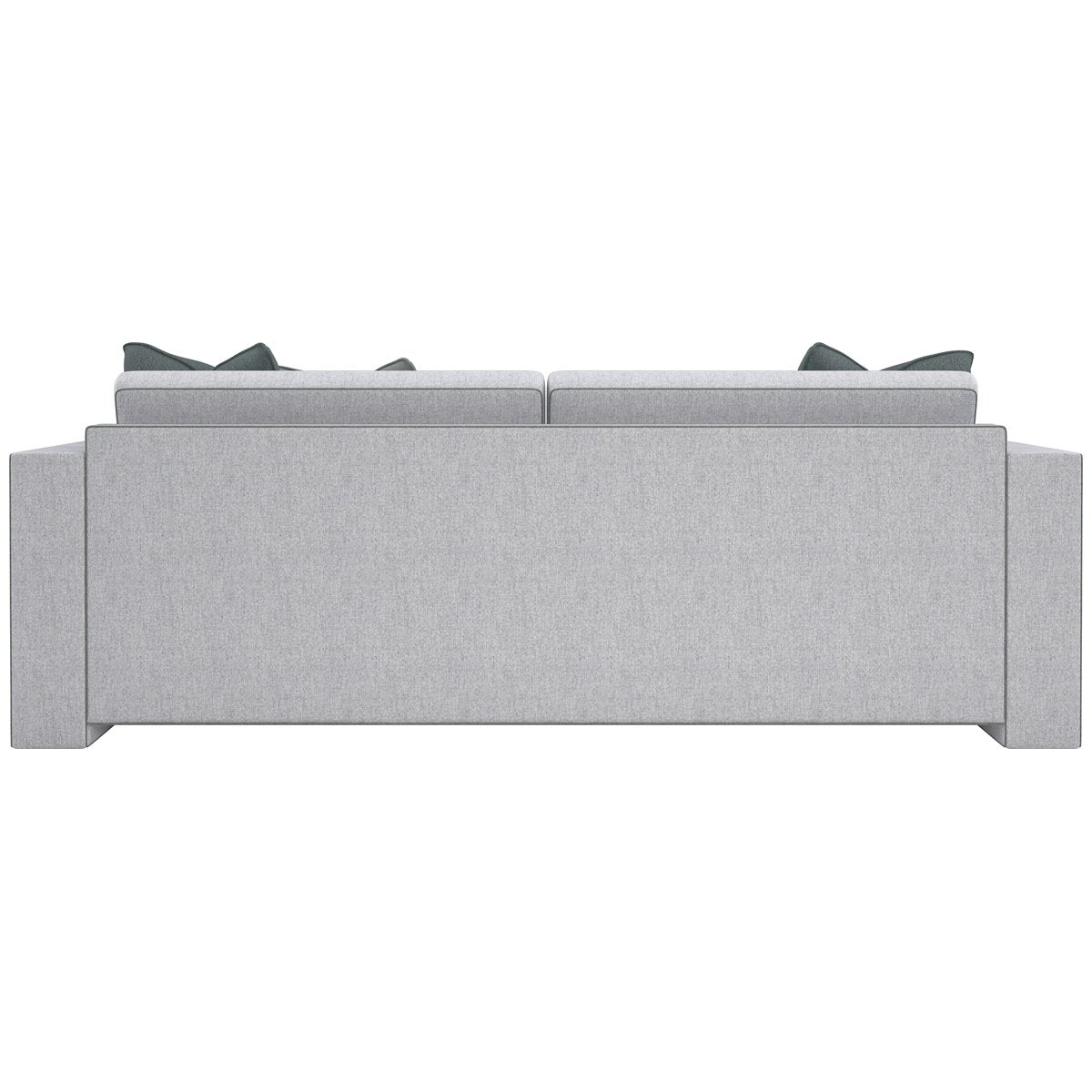 Caracole Upholstery Welt Played Sofa in Smokey Taupe