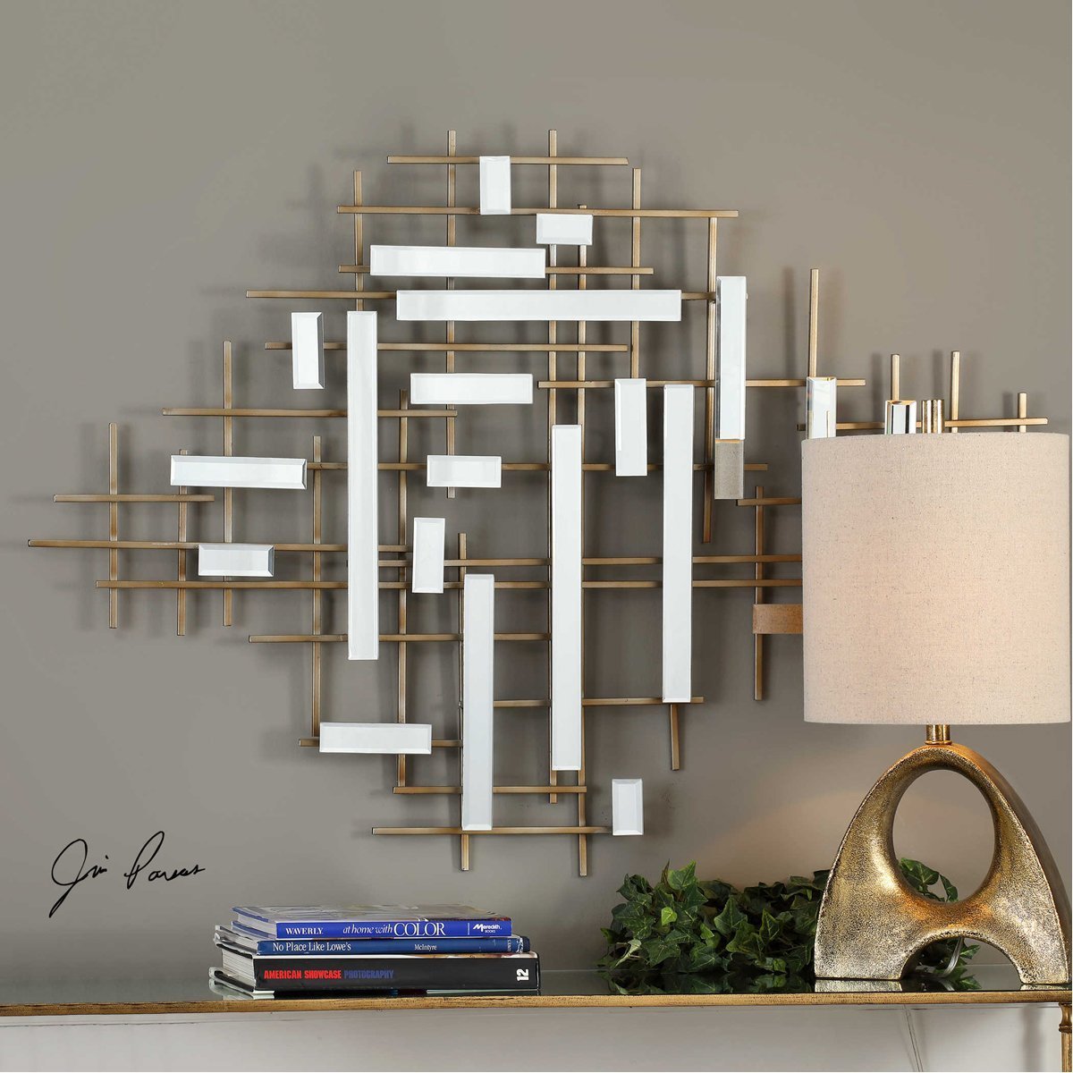 Uttermost Apollo Gold &amp; Mirrored Wall Art