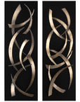 Uttermost Brushstrokes Metal Wall Art, 2-Piece Set