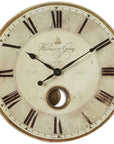 Uttermost Harrison Gray 30-Inch Wall Clock