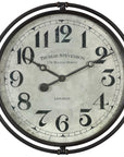 Uttermost Nakul Industrial Wall Clock