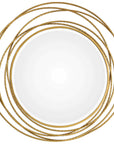 Uttermost Whirlwind Gold Round Mirror