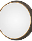 Uttermost Sturdivant Antiqued Gold Round Mirror