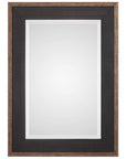 Uttermost Staveley Rustic Black Mirror