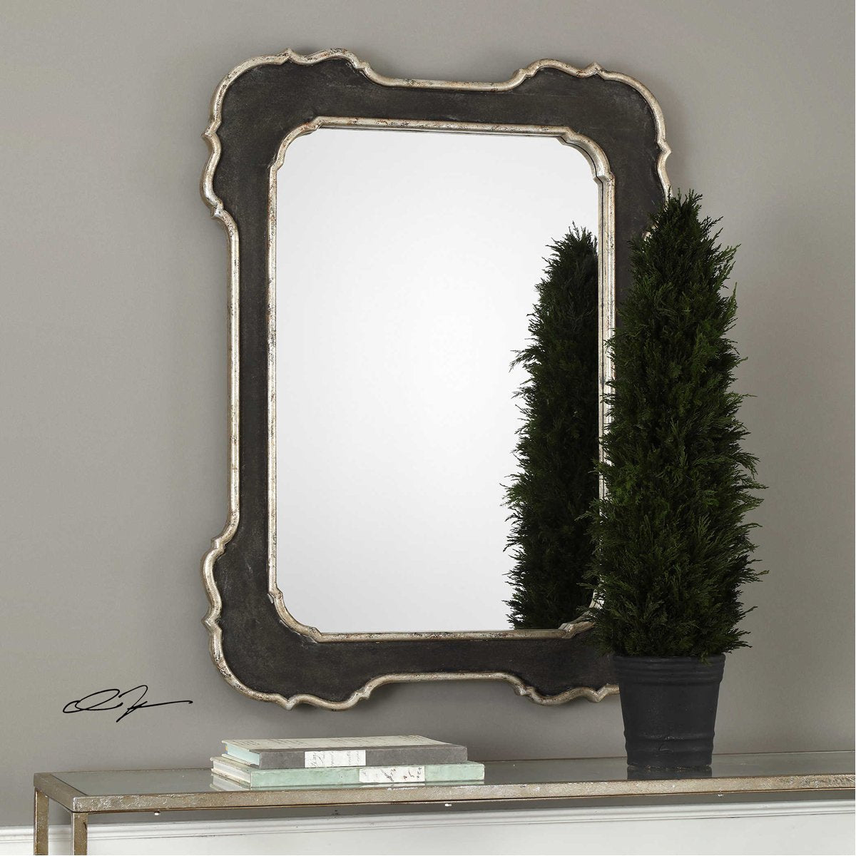 Uttermost Bellano Aged Black Mirror