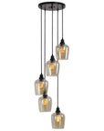 Uttermost Aarush 5-Light Glass Cluster Pendant