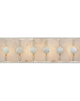 Uttermost Rene 4-Light Swirl Glass Vanity Strip Lighting