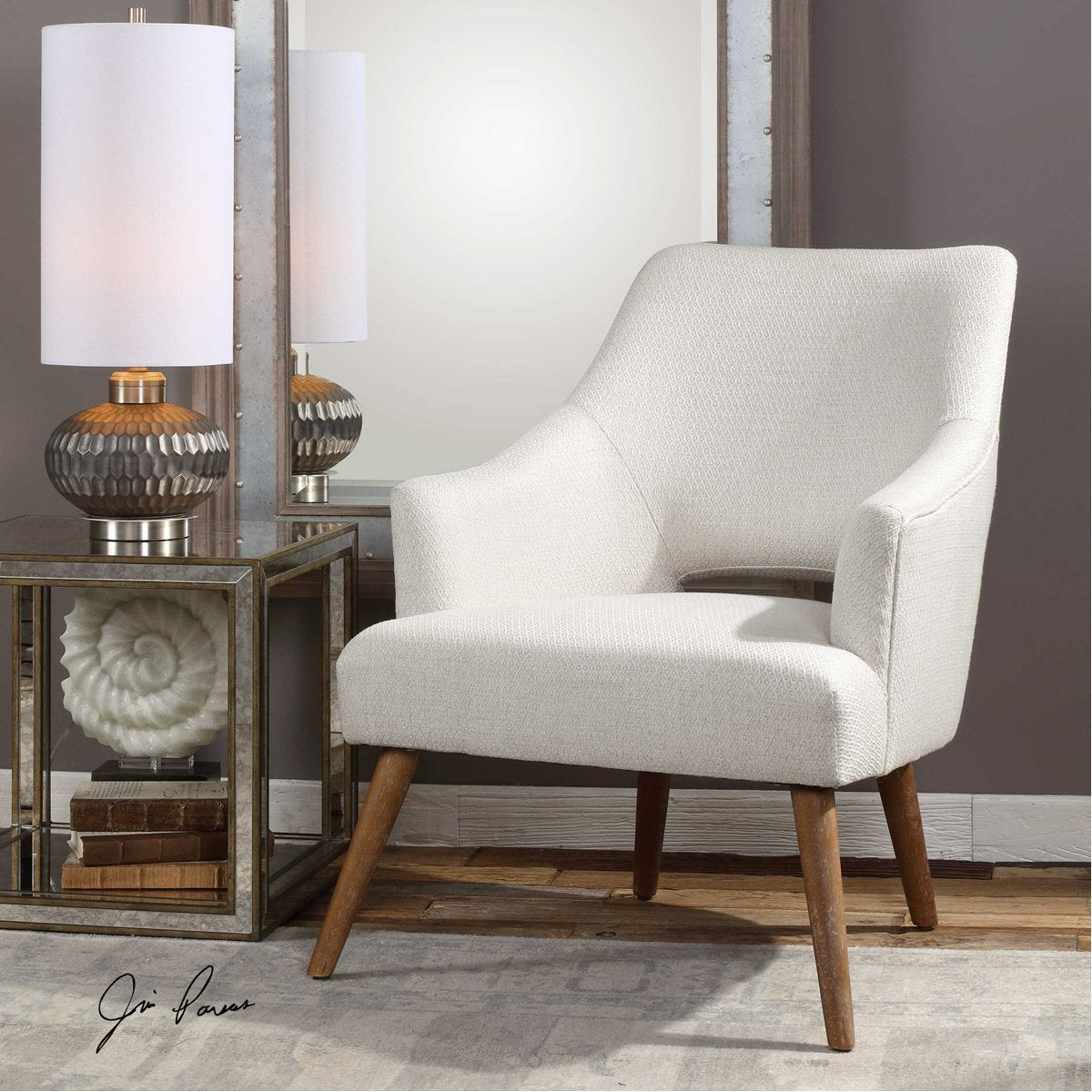 Uttermost Dree Retro Accent Chair