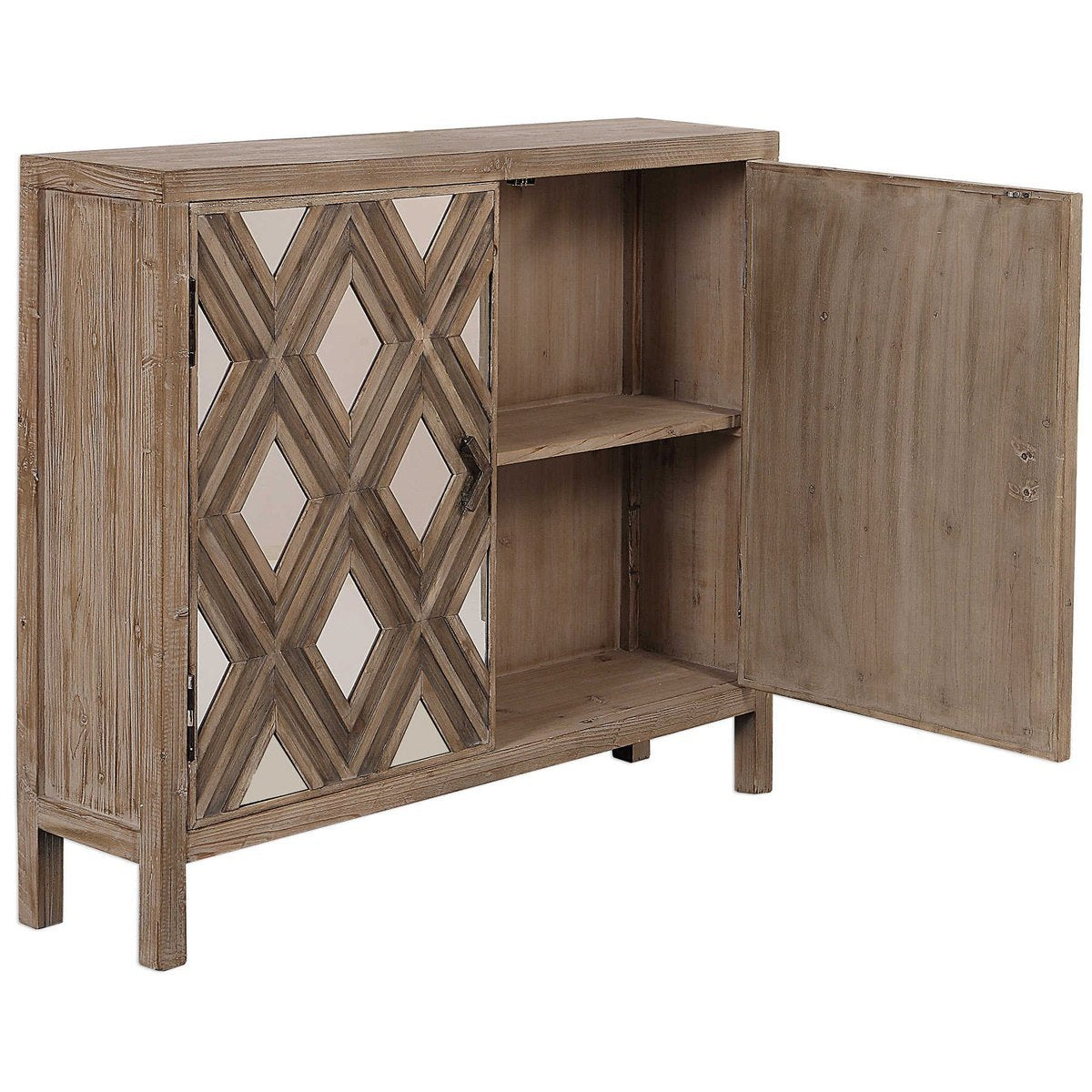 Uttermost Tahira Mirrored Accent Cabinet