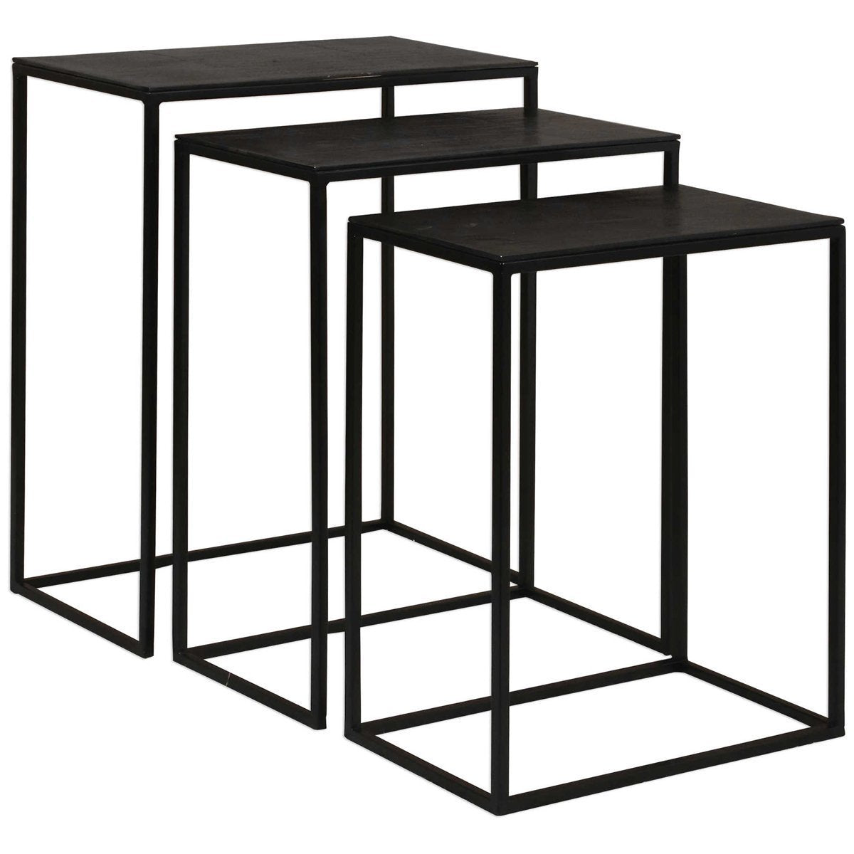 Uttermost Coreene Iron Nesting Tables, 3-Piece Set