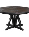 Uttermost Maiva Round Black Dining Table