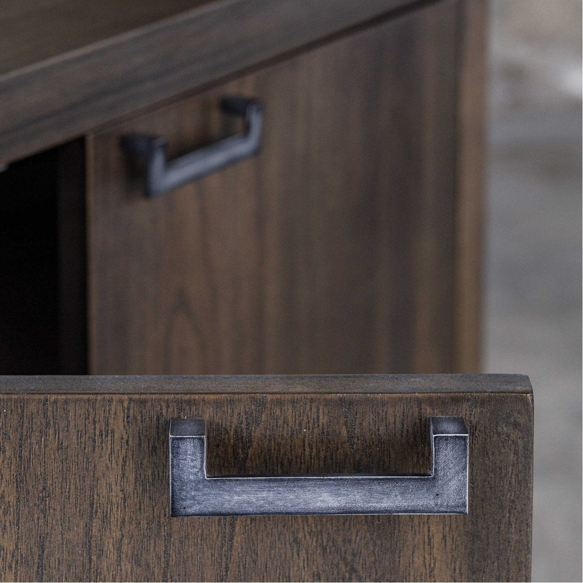 Uttermost Nadie-Light Walnut Console Cabinet