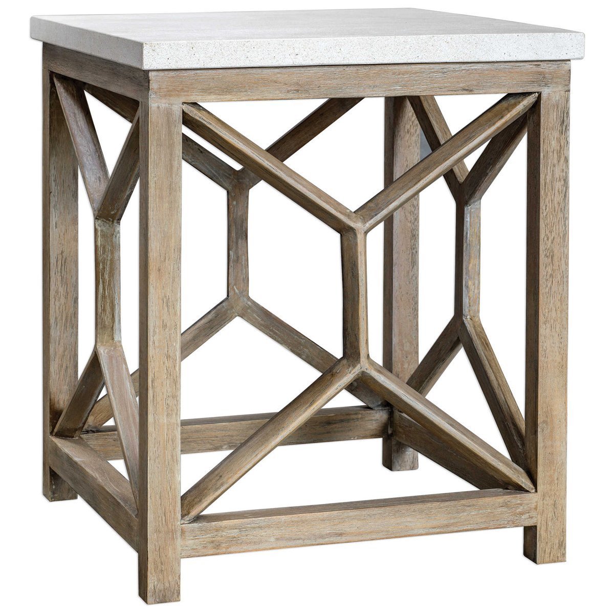 Uttermost Catali Stone End Table