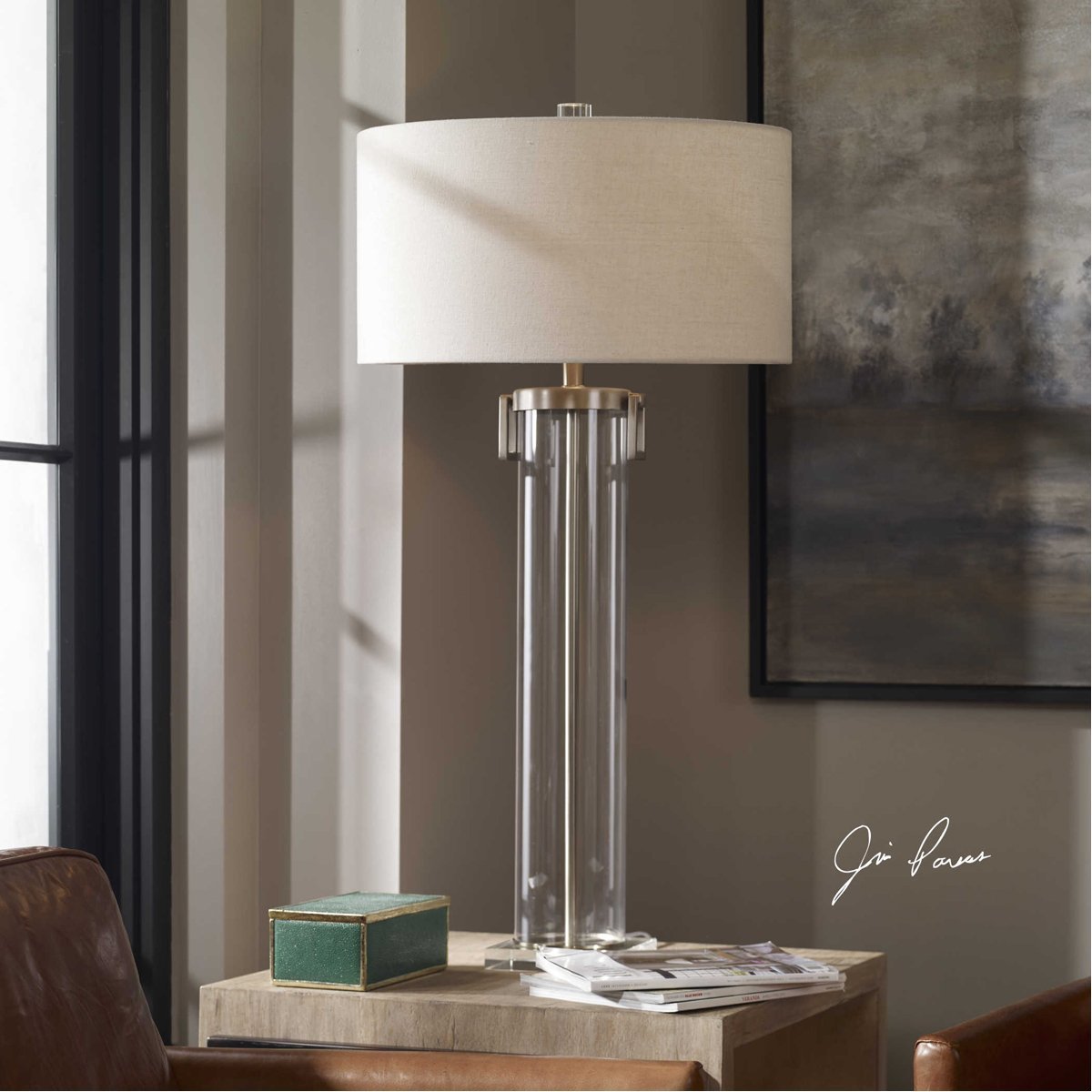 Uttermost Monette Tall Cylinder Lamp