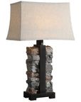 Uttermost Kodiak Stacked Stone Lamp