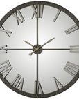 Uttermost Amelie Large Bronze Wall Clock