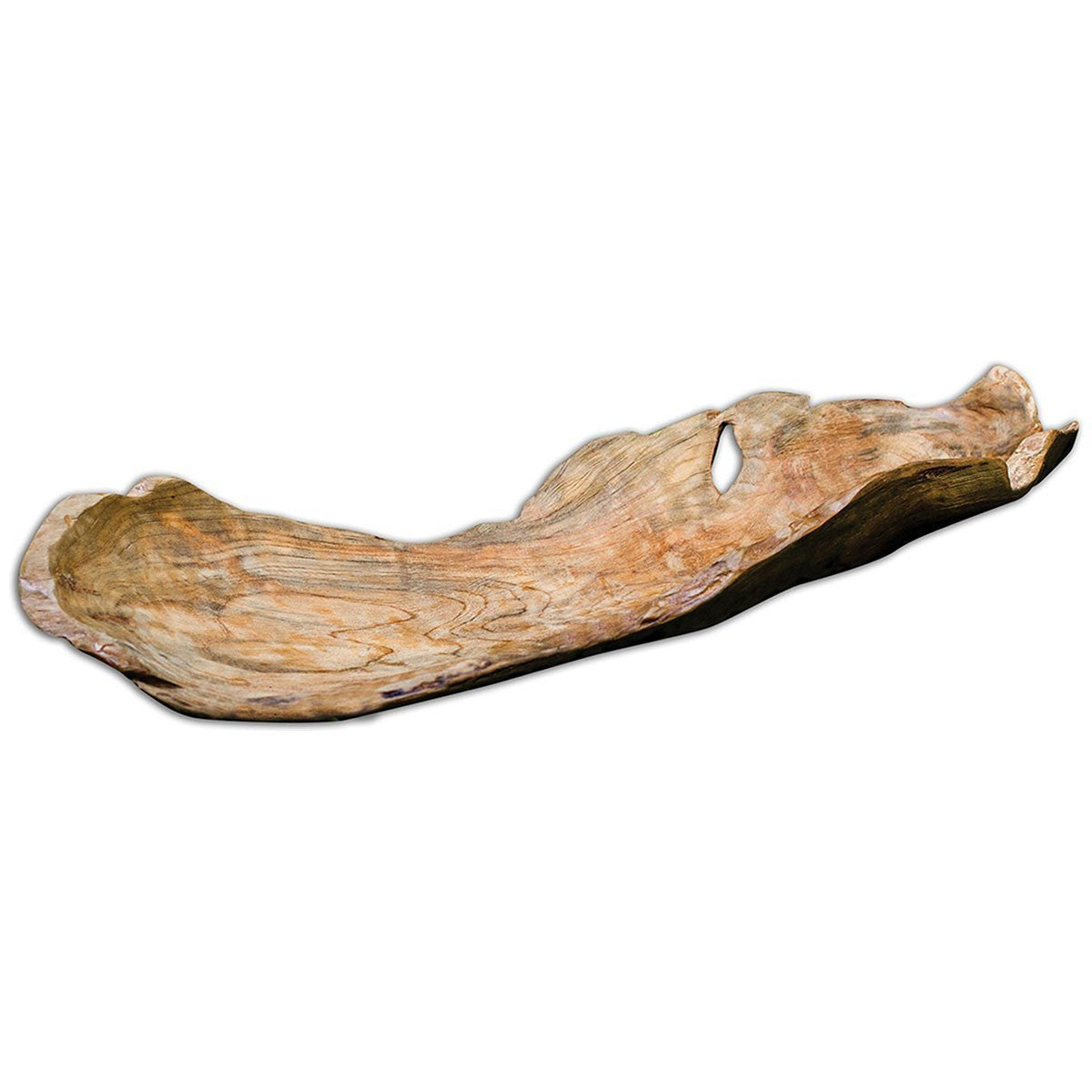 Uttermost Teak Leaf Bowl