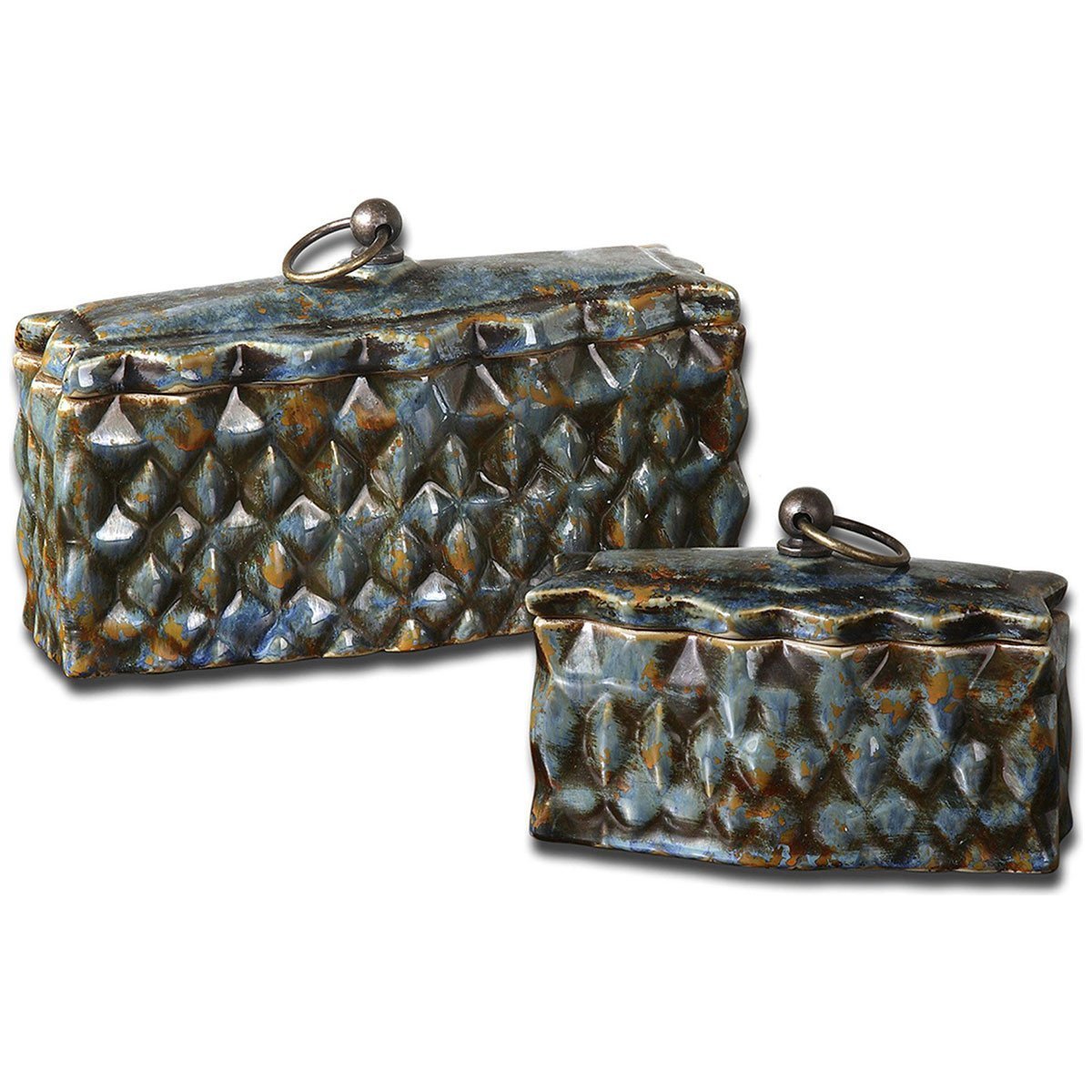 Uttermost Neelab Ceramic Containers, 2-Piece Set