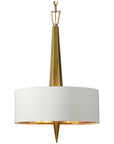 Uttermost Obeliska 3-Light Gold Chandelier